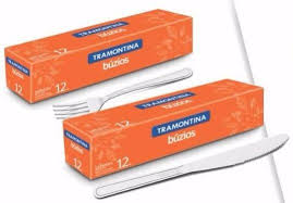 Set 24 Cubiertos Tramontina Buzios 12 + 12 Cuchillo Tenedor